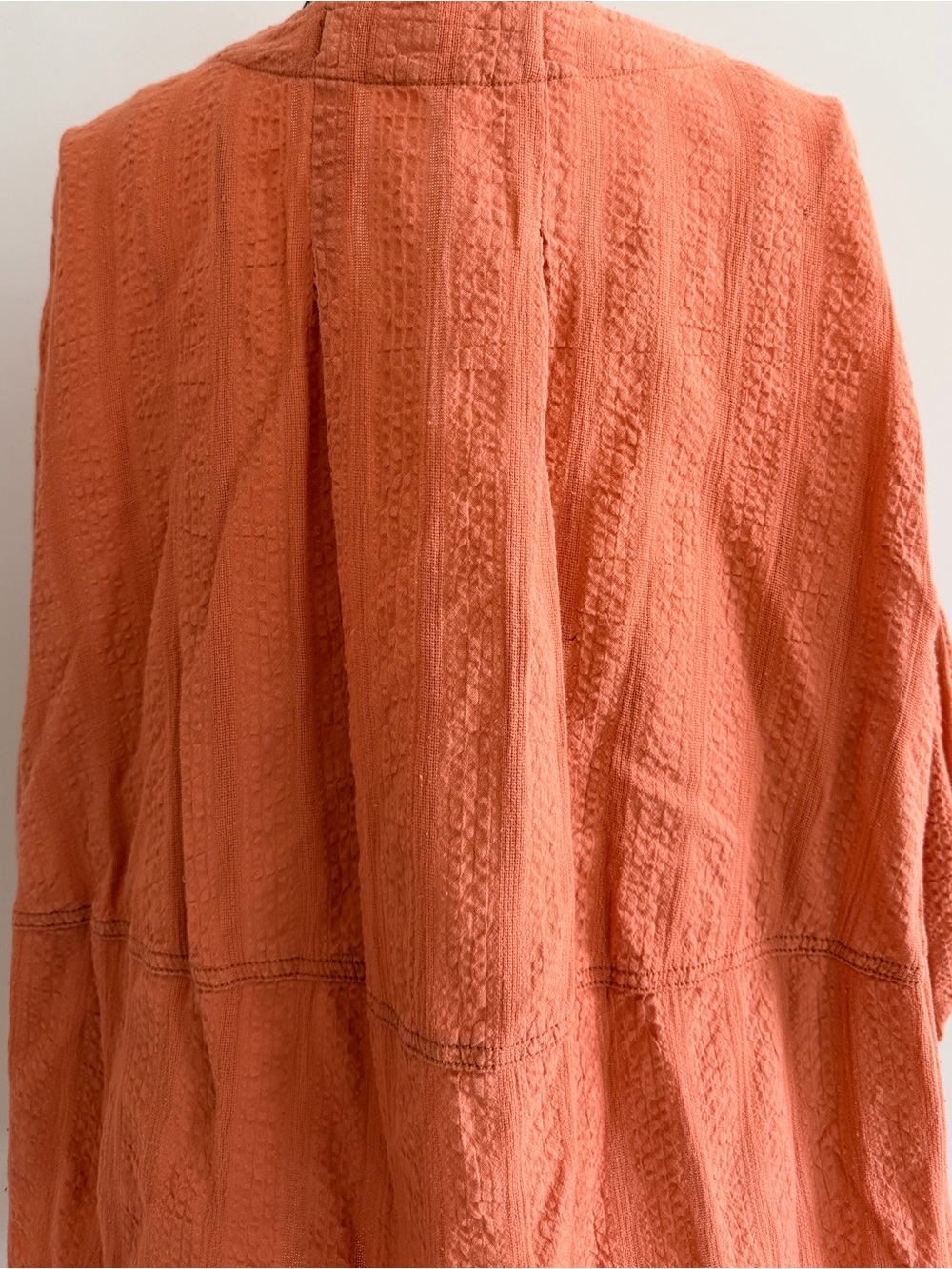 We The Free Button-Front Puff Sleeve Top - Rust - Picture 5 of 6